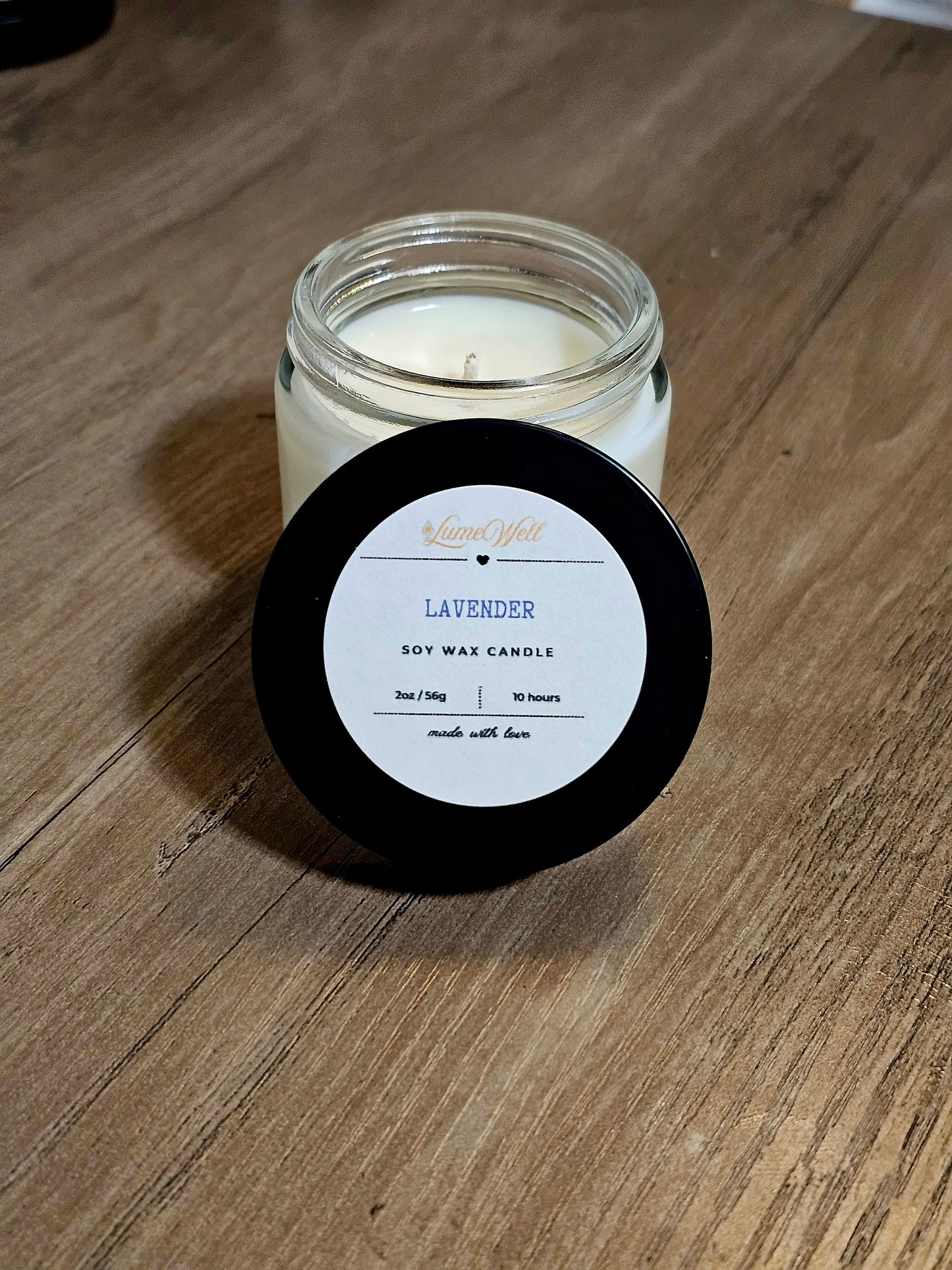 Lavender Soy Candle – 2 oz Natural Wax