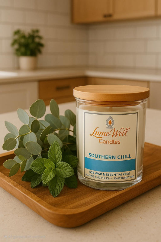 Southern Chill Candle – 6oz Natural Soy Wax