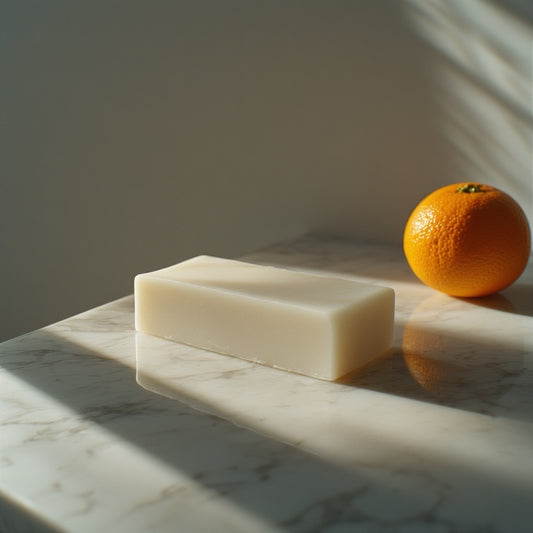Creamy Sunrise Bar Soap – Brazilian Orange & Vanilla Moisturizing Goat Milk Soap
