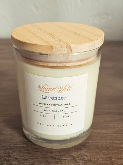 Lavender Soy Candle – 6 oz Natural Wax