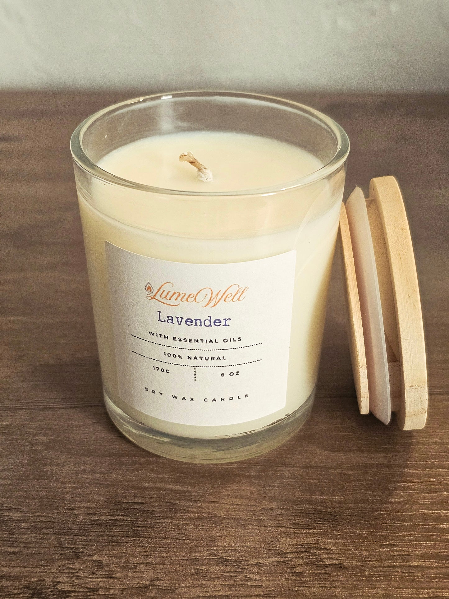 Lavender Soy Candle – 6 oz Natural Wax